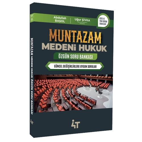 Muntazam Medeni Hukuk Özgün Soru Bankası 4T Yayınları 2025