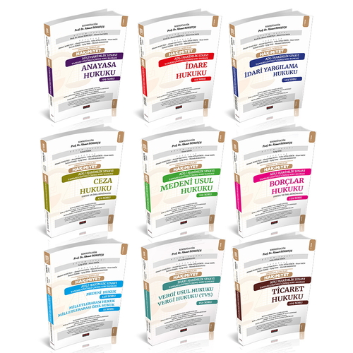 Orijinal Sorular HAKİMİYET İdari Hakimlik Sınavı Çıkmış Soru Bankası Seti Savaş Yayınları 2025