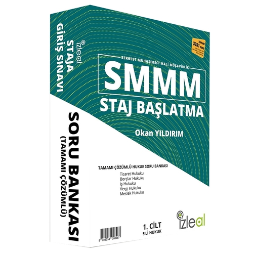 SMMM Staj Başlatma Tamamı Çözümlü Hukuk Soru Bankası - Okan Yıldırım
