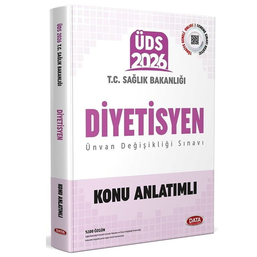 ÜDS T.C. Sağlık Bakanlığı Diyetisyen Konu Anlatımlı Data Yayınları 2026