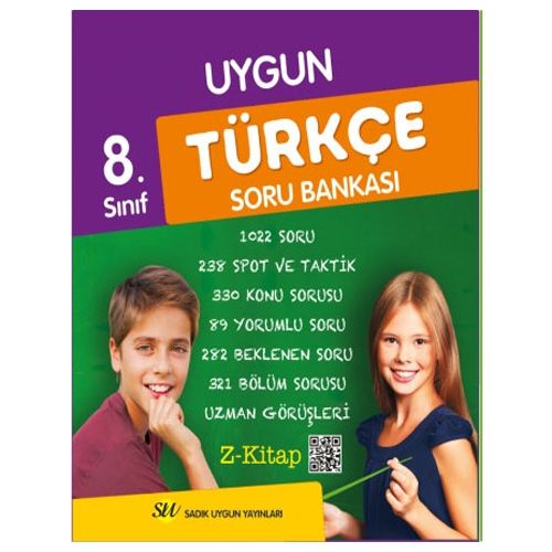 8. Sınıf Türkçe Soru Bankası Sadık Uygun Yayınları