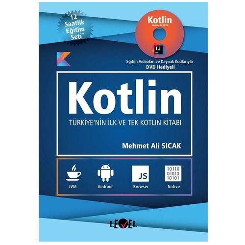 Kotlin Türkiye\'nin İlk ve Tek Kotlin Kitabı - Mehmet Ali Sıcak