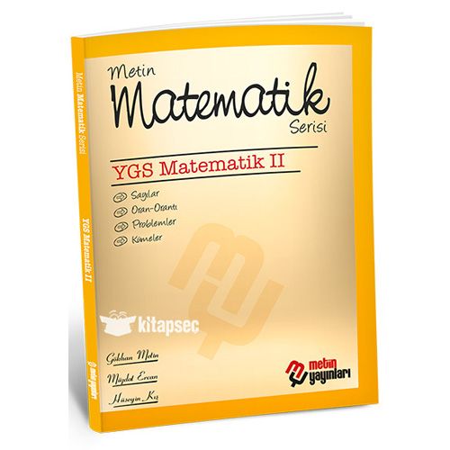 Matematik Serisi YGS Matematik 2 Metin Yayınları