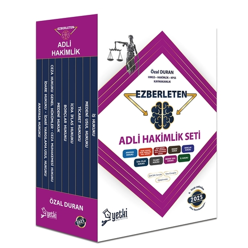 Ezberleten Adli Hakimlik Seti Yetki Yayınları 2025