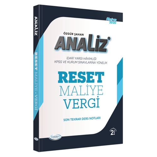 KPSS A Grubu Analiz Reset Maliye On Tekrar Ders Notları Monopol Yayınları 2020