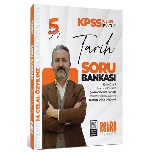 KPSS Genel Kültür Tarih 5Yüz Soru Bankası Retro Yayınları 2025
