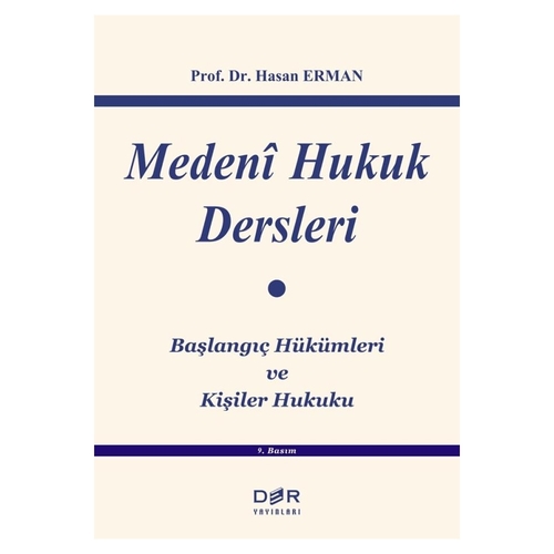 Medeni Hukuk Dersleri - Hasan Erman