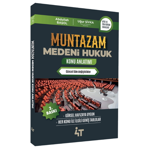 Muntazam Medeni Hukuk Konu Anlatımı 4T Yayınları 2025