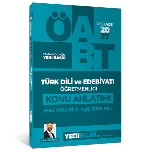 ÖABT Türk Dili ve Edebiyatı Öğretmenliği Eski Türk Dili Yeni Türk Dili Konu Anlatımı Yediiklim Yayınları 2027
