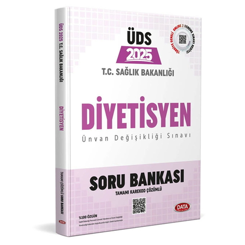ÜDS T.C. Sağlık Bakanlığı Diyetisyen Soru Bankası Data Yayınları 2025