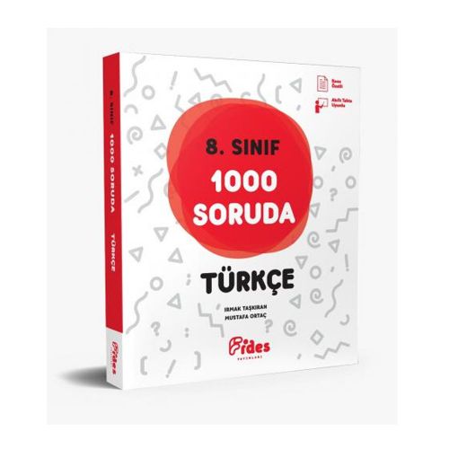 8. Sınıf 1000 Soruda Türkçe Soru Bankası Fides Yayınları