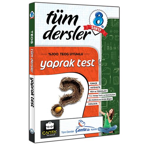 TEOG Tüm Dersler Yaprak Test Çanta Yayınları