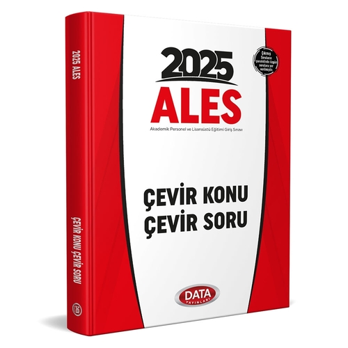 ALES Çevir Konu Çevir Soru Data Yayınları 2025