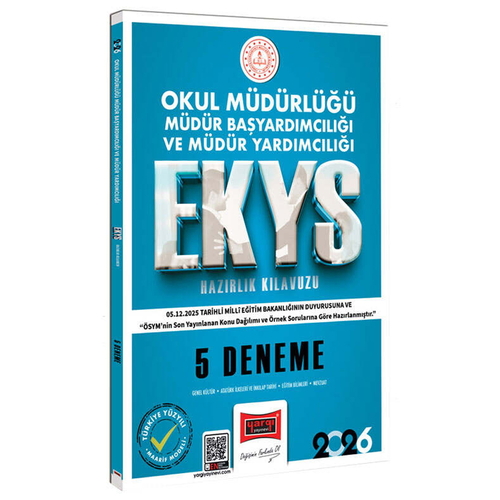 EKYS Okul Müdürlüğü Müdür Başyardımcılığı ve Müdür Yardımcılığı 5 Deneme Yargı Yayınları 2026