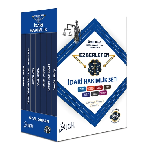 Ezberleten İdari Hakimlik Seti Yetki Yayınları 2025