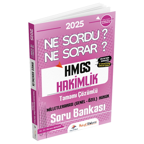 HMGS Hakimlik Ne Sordu Ne Sorar Milletlerarası Genel Özel Hukuk Soru Bankası Dizgi Kitap Yayınları 2025