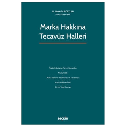 Marka Hakkına Tecavüz Halleri - M. Mekin Durceylan