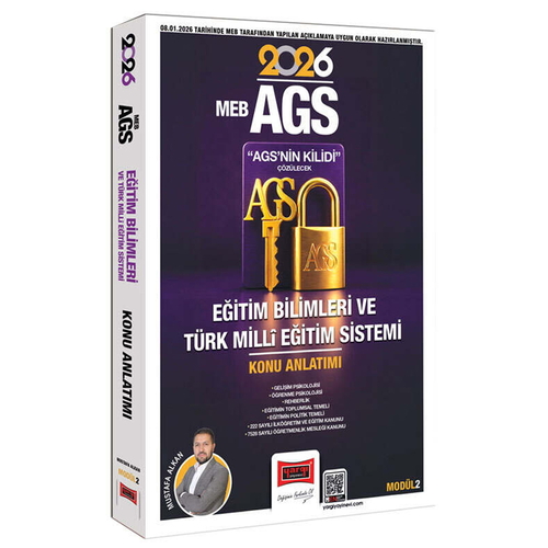 MEB AGS Kilidi Eğitim Bilimleri ve Türk Milli Eğitim Sistemi Konu Anlatımı Modül 2 Yargı Yayınları 2026