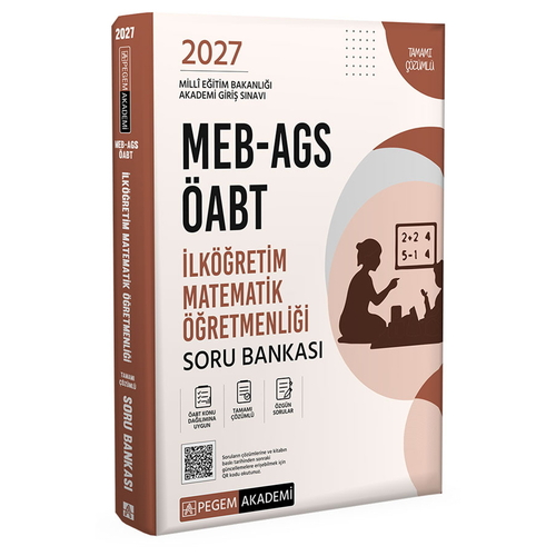 MEB AGS ÖABT İlköğretim Matematik Öğretmenliği Soru Bankası Pegem Akademi 2027