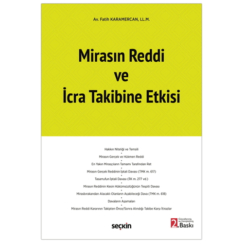 Mirasın Reddi ve İcra Takibine Etkisi - Fatih Karamercan