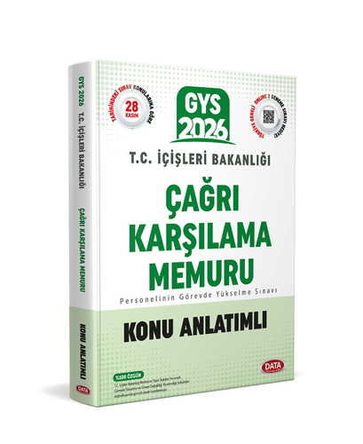 T.C. İçişleri Bakanlığı GYS Çağrı Karşılama Memuru Konu Anlatımı Data Yayınları 2026