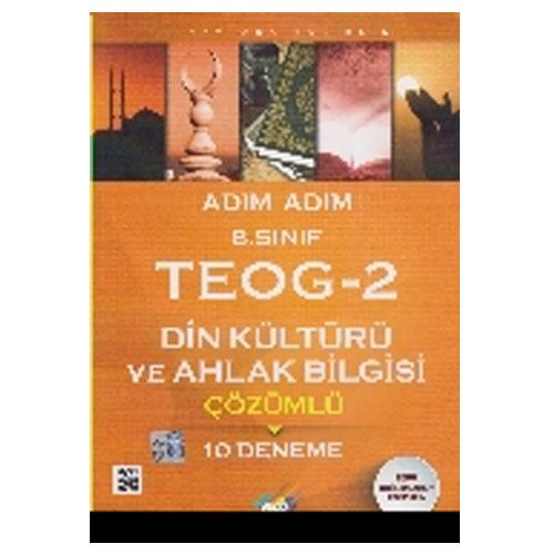 8. Sınıf Adım Adım TEOG 2 Din Kültürü ve Ahlak Bilgisi Çözümlü 10 Deneme - Fdd Yayınları