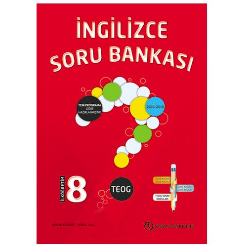 8. Sınıf TEOG İngilizce Soru Bankası Aydan Yayınları