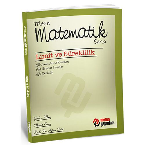 Matematik Serisi Limit ve Süreklilik Metin Yayınları