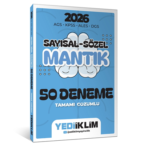 AGS KPSS ALES DGS Sayısal Sözel Mantık 50 Deneme Yediiklim Yayınları 2026