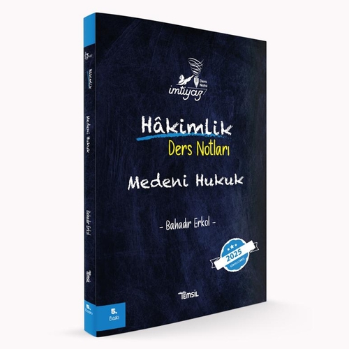 İmtiyaz Hakimlik Ders Notları Medeni Hukuk Temsil Kitap Yayınları 2025