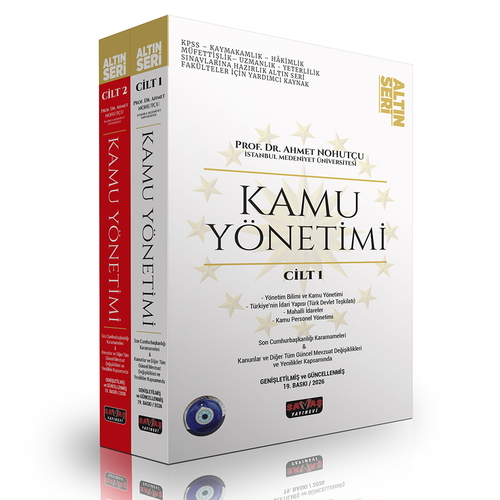 Kamu Yönetimi Konu Anlatımı Altın Seri - Ahmet Nohutçu 2026