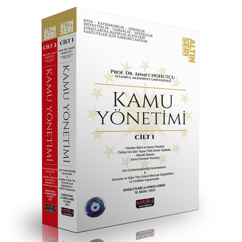 Kamu Yönetimi Konu Anlatımı Altın Seri - Ahmet Nohutçu Ocak 2025