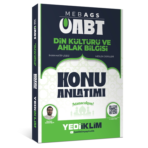 MEB AGS ÖABT Din Kültürü ve Ahlak Bilgisi Konu Anlatımı Yediiklim Yayınları 2026