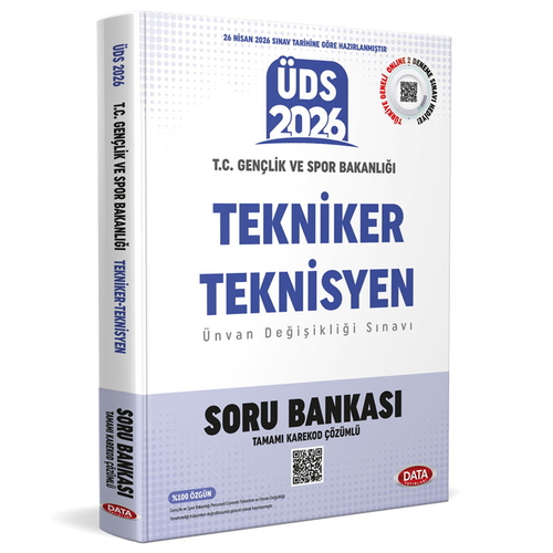 T.C. Gençlik ve Spor Bakanlığı Tekniker Teknisyen ÜDS Sınavı Soru Bankası Data Yayınları 2026