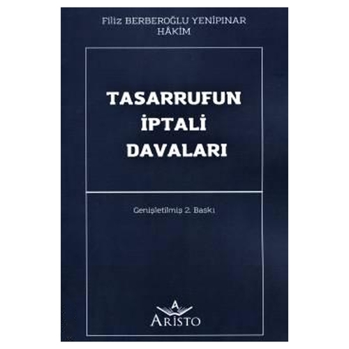Tasarrufun İptali Davaları - Filiz Berberoğlu Yenipınar