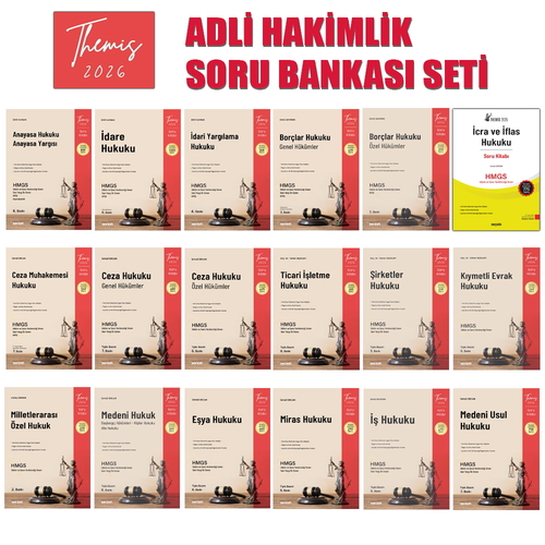 THEMIS Adli Hakimlik Soru Bankası Seti Seçkin Yayınları 2026