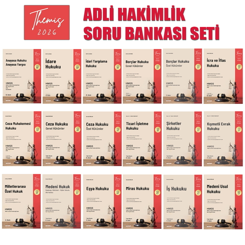 THEMIS Adli Hakimlik Soru Bankası Seti Seçkin Yayınları 2026