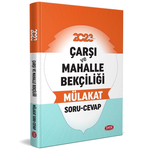 Çarşı ve Mahalle Bekçiliği Mülakat Soru Cevap Data Yayınları 2023