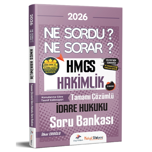 HMGS Hakimlik Ne Sordu Ne Sorar İdare Hukuku Soru Bankası Dizgi Kitap Yayınları 2026