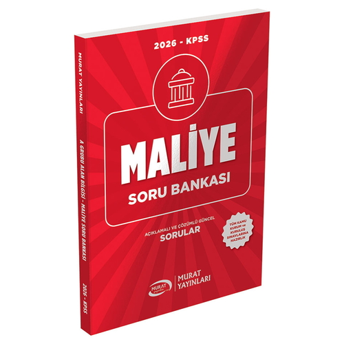 KPSS A Grubu Maliye Soru Bankası Murat Yayınları 2026
