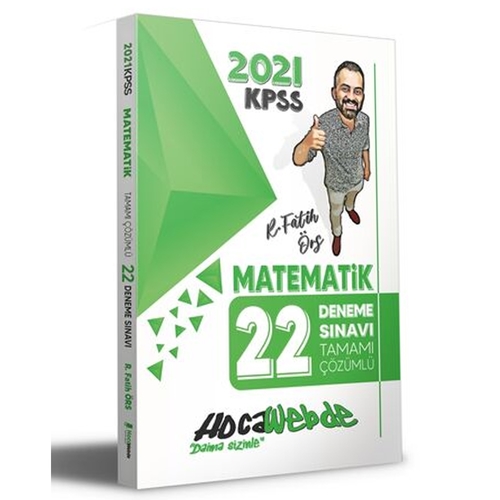 KPSS Matematik Tamamı Çözümlü 22 Deneme Hocawebde Yayınları 2021