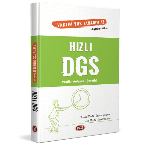 Vaktim Yok Zamanım Az Diyenler İçin Hızlı DGS Data Yayınları 2025