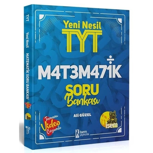 Yeni Nesil TYT Matematik Soru Bankası İsem Yayınları 2024