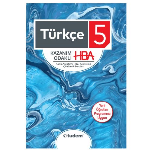 5. Sınıf Türkçe Kazanım Odaklı HBA Tudem Yayınları