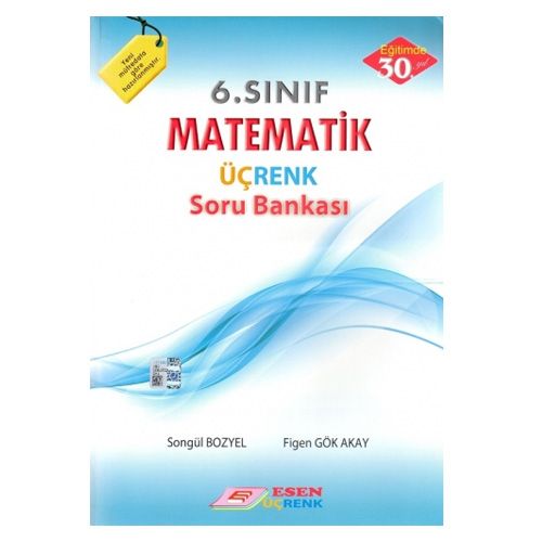6. Sınıf Matematik Üçrenk Soru Bankası Esen Yayınları