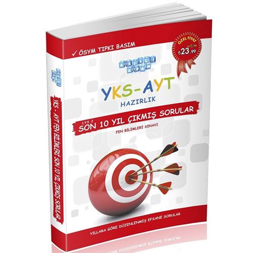 YKS AYT 2. Oturum Fen Bilimleri Son 10 Yıl Çıkmış Sorular Akıllı Adam Yayınları