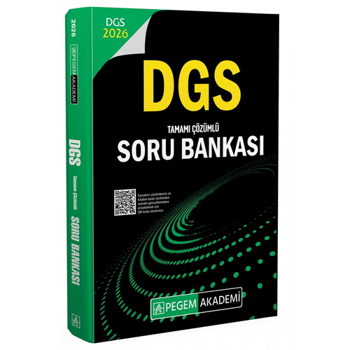 DGS Tamamı Çözümlü Soru Bankası Pegem Akademi Yayınları 2026