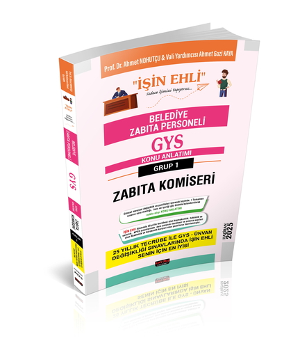 GYS Belediye Zabıta Personeli Zabıta Komiseri Konu Anlatımı Savaş Yayınları 2025