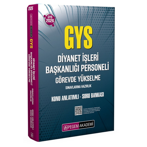 GYS Diyanet İşleri Başkanlığı Personeli Hazırlık Konu Anlatımlı Soru Bankası Pegem Akademi Yayınları 2026