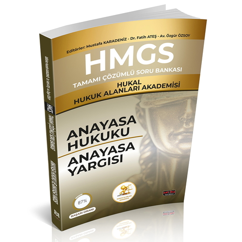 HMGS HUKAL Soru Bankası Anayasa Hukuku Anayasa Yargısı Savaş Yayınları Nisan 2025